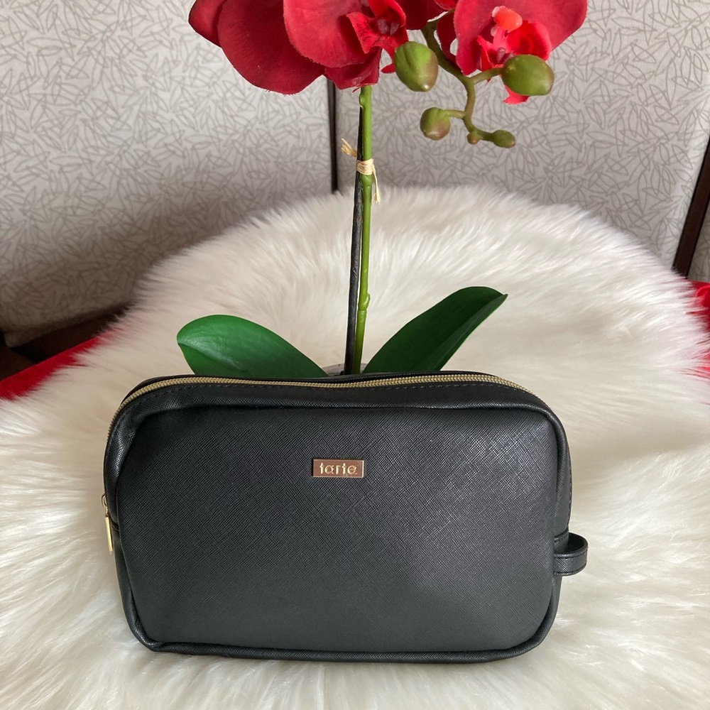 Tarte Vegan Leather Cosmetic big bag Authentic